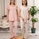 Bone Kadın Pijama Takımı Kolları Dantel Detaylı