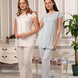 Bone Kadın Pijama Takımı Viskon Nevrürlü