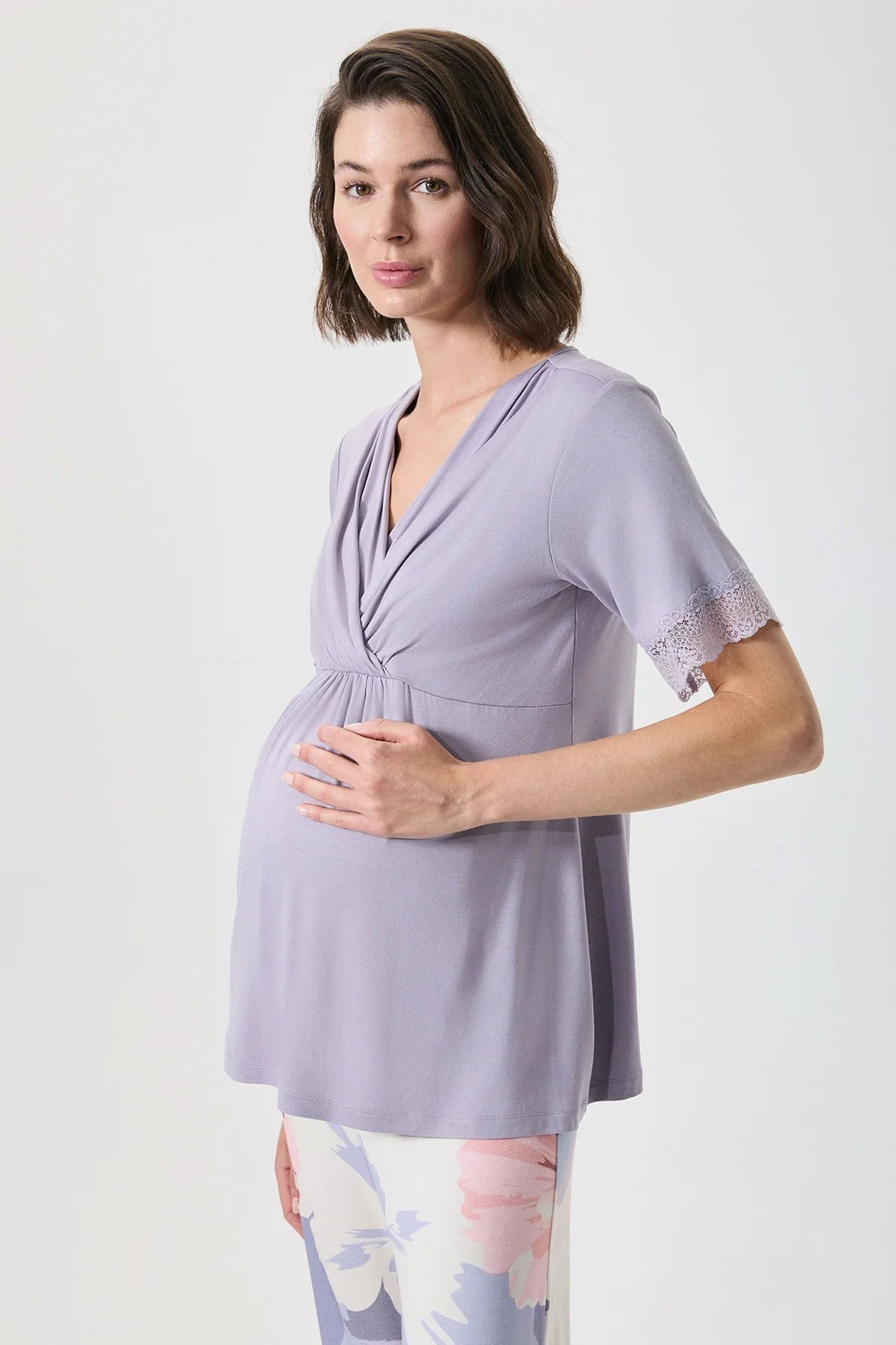 Catherine's Kadın Pijama Takımı Lohusa Emzirme Detaylı