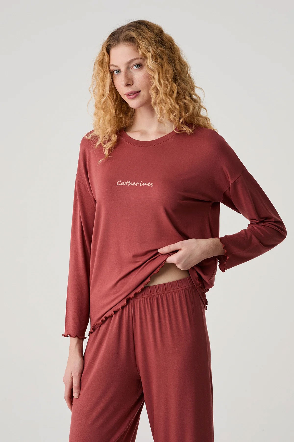 Catherine's Kadın Pijama Takımı Rahat Kesim