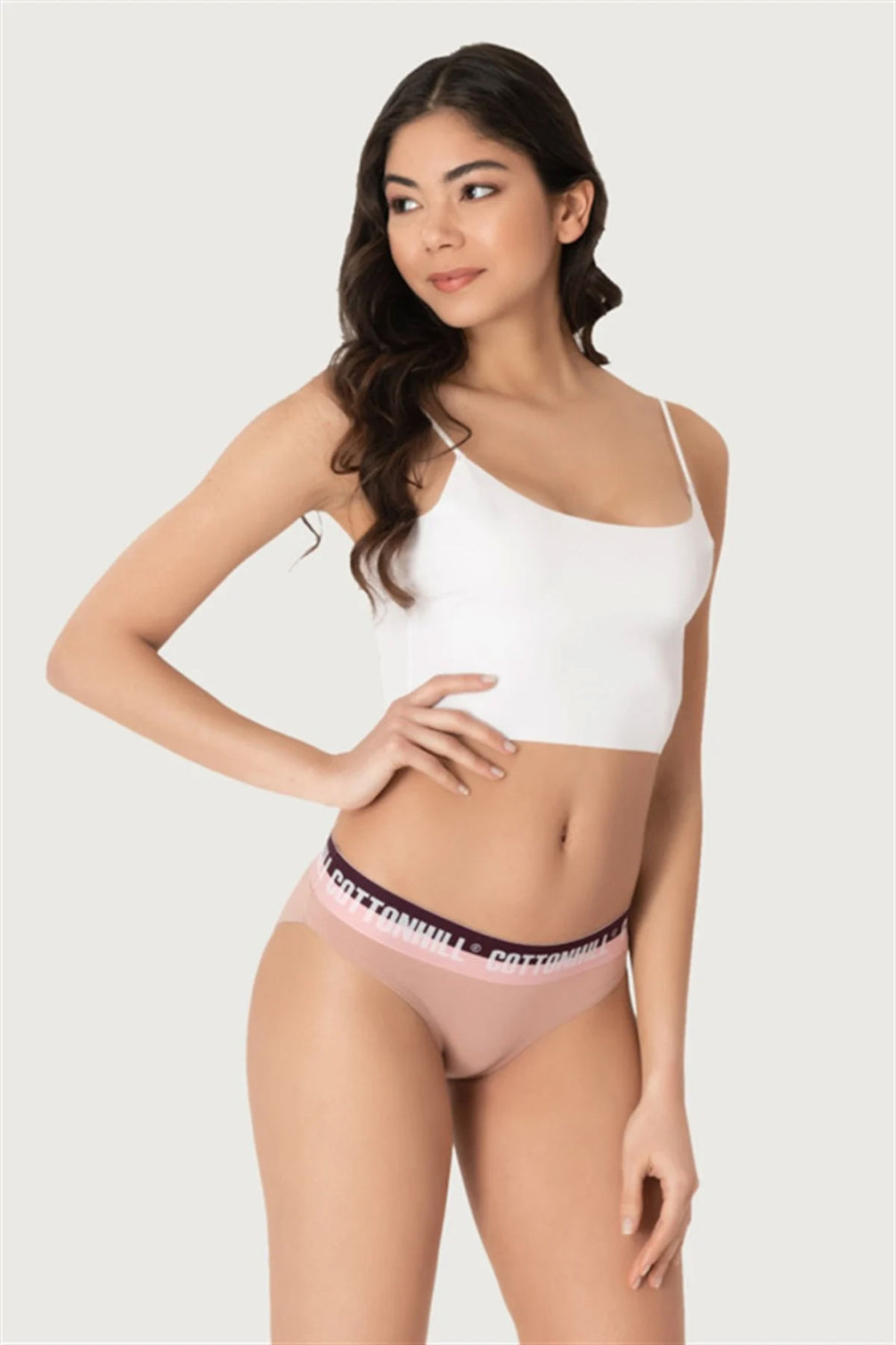 Cotton Hill Kadın Bel Lastik Detaylı Slip Külot