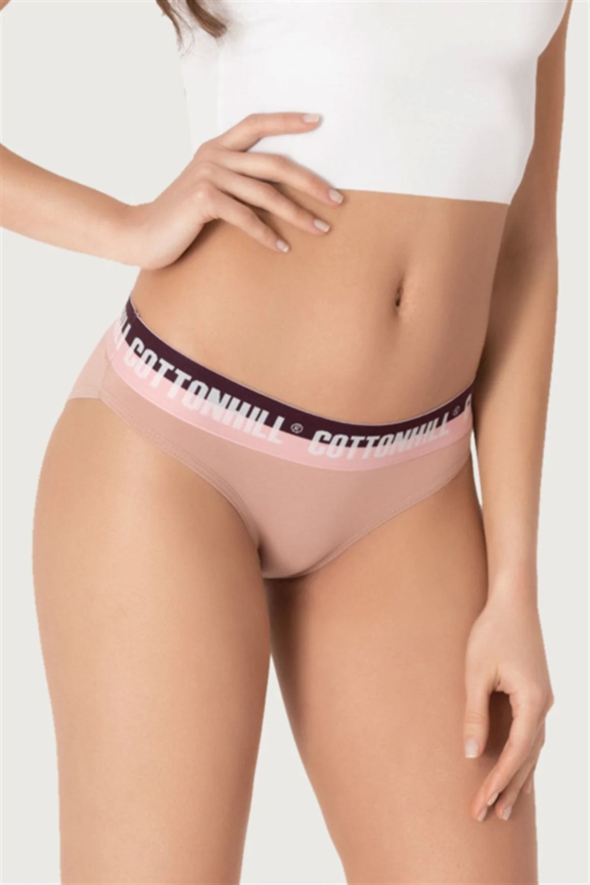 Cotton Hill Kadın Bel Lastik Detaylı Slip Külot