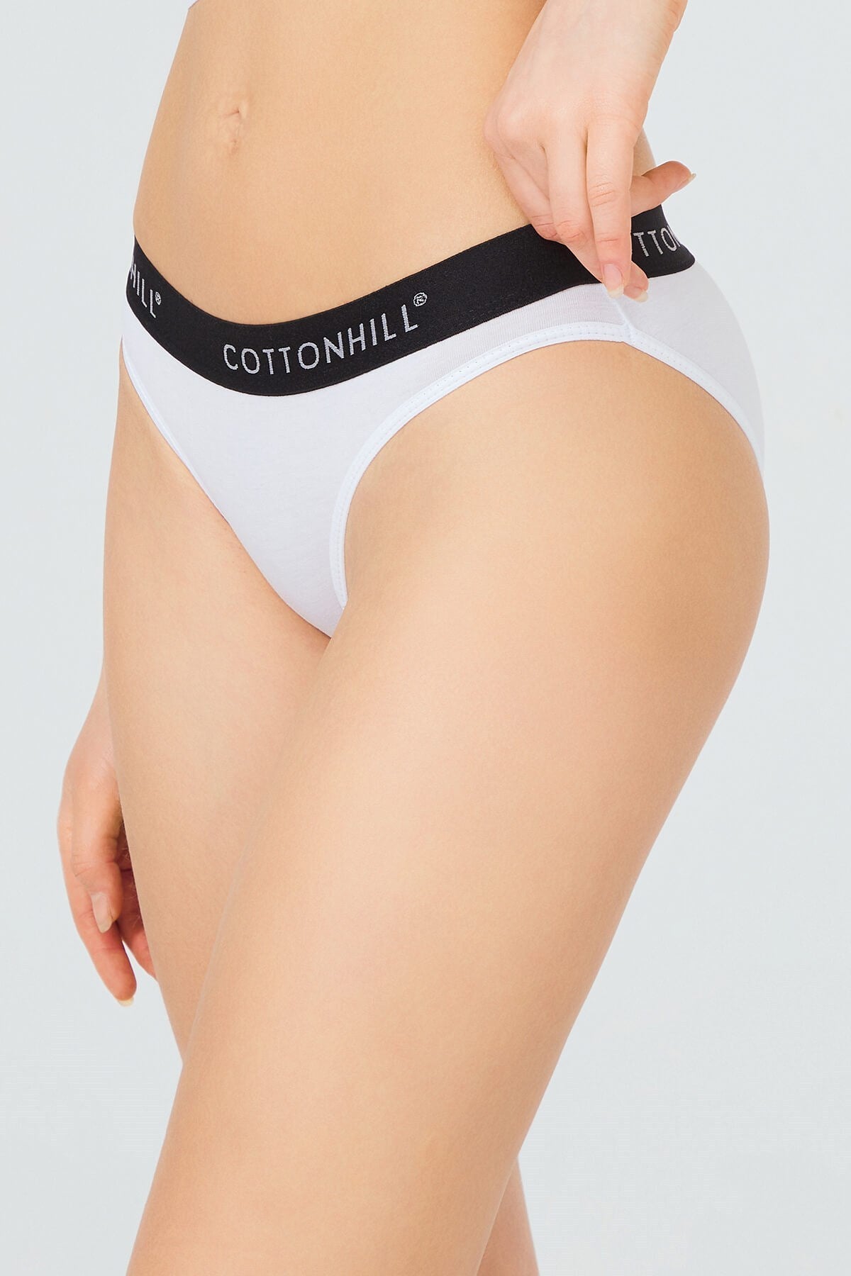 Cotton Hill Kadın Beli Şerit Lastikli Pamuk Slip Külot