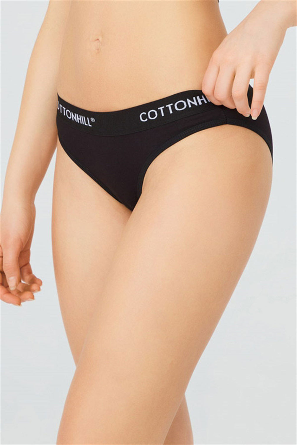 Cotton Hill Kadın Beli Şerit Lastikli Pamuk Slip Külot