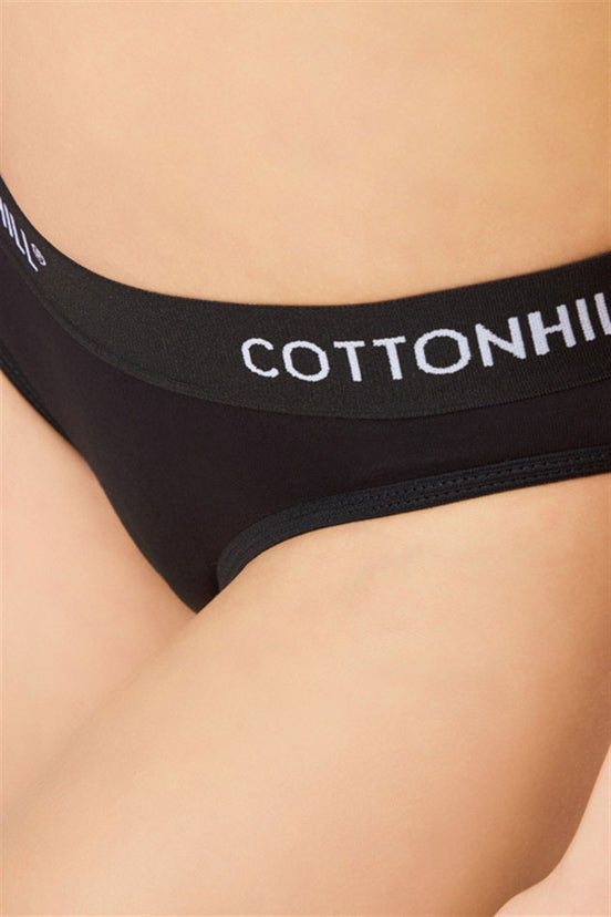 Cotton Hill Kadın Beli Şerit Lastikli Pamuk Slip Külot