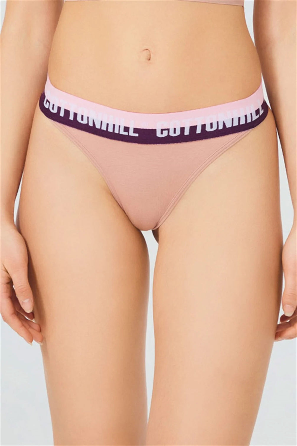 Cotton Hill Kadın Tanga Külot Beli Lastikli