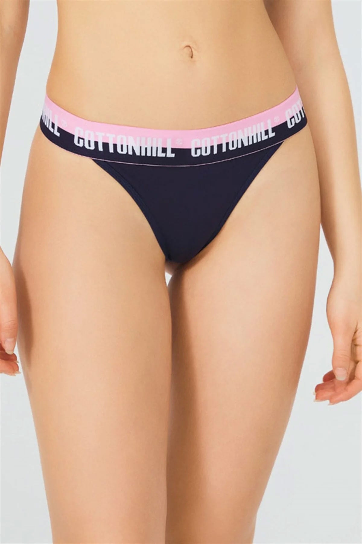 Cotton Hill Kadın Tanga Külot Beli Lastikli