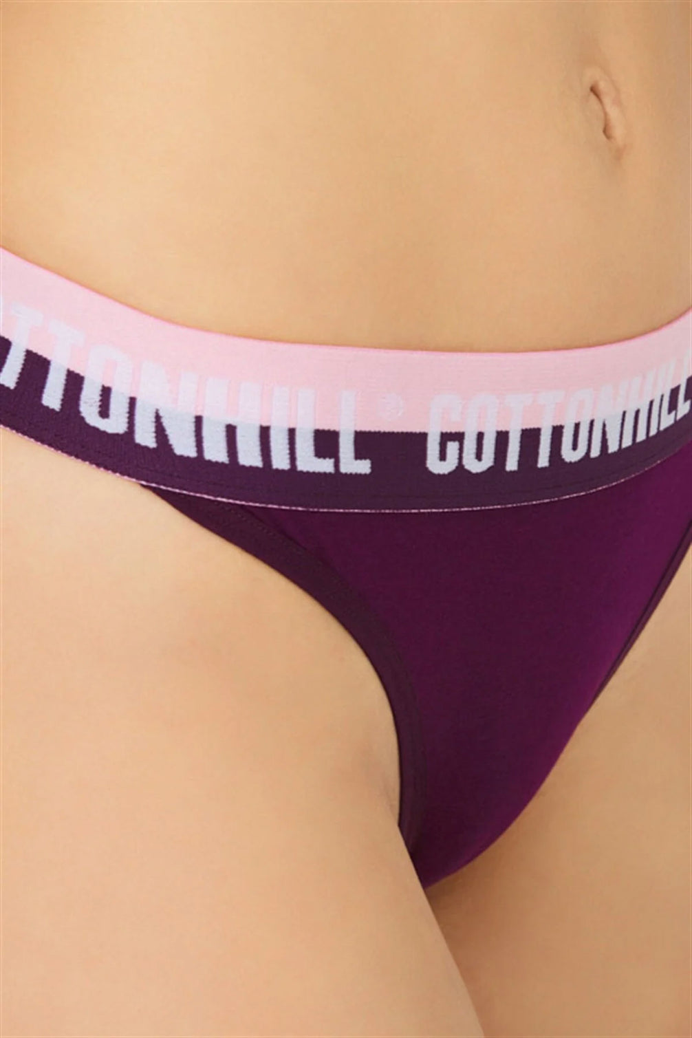 Cotton Hill Kadın Tanga Külot Beli Lastikli