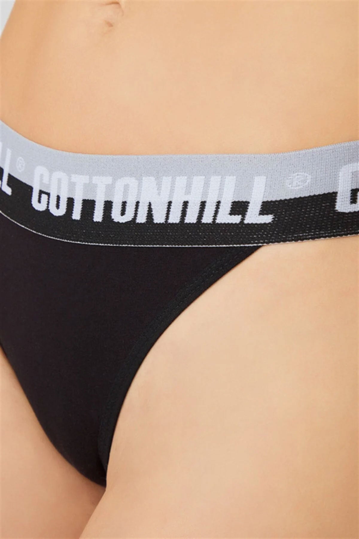 Cotton Hill Kadın Tanga Külot Beli Lastikli
