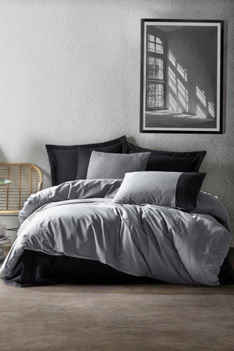 Cottonbox Nevresim Takımı Plain Ranforce Çift Kişilik