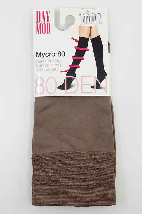 Daymod Kadın İnce Dizaltı Çorap Mikro 80