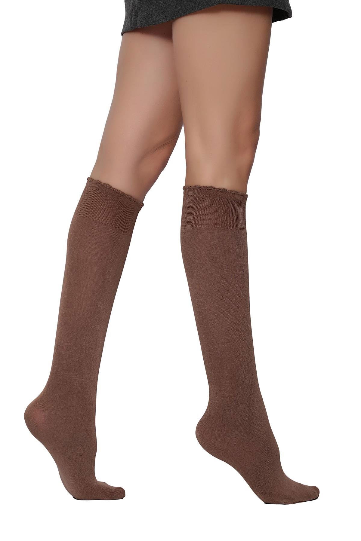 Daymod Kadın İnce Dizaltı Çorap Soft Bambu