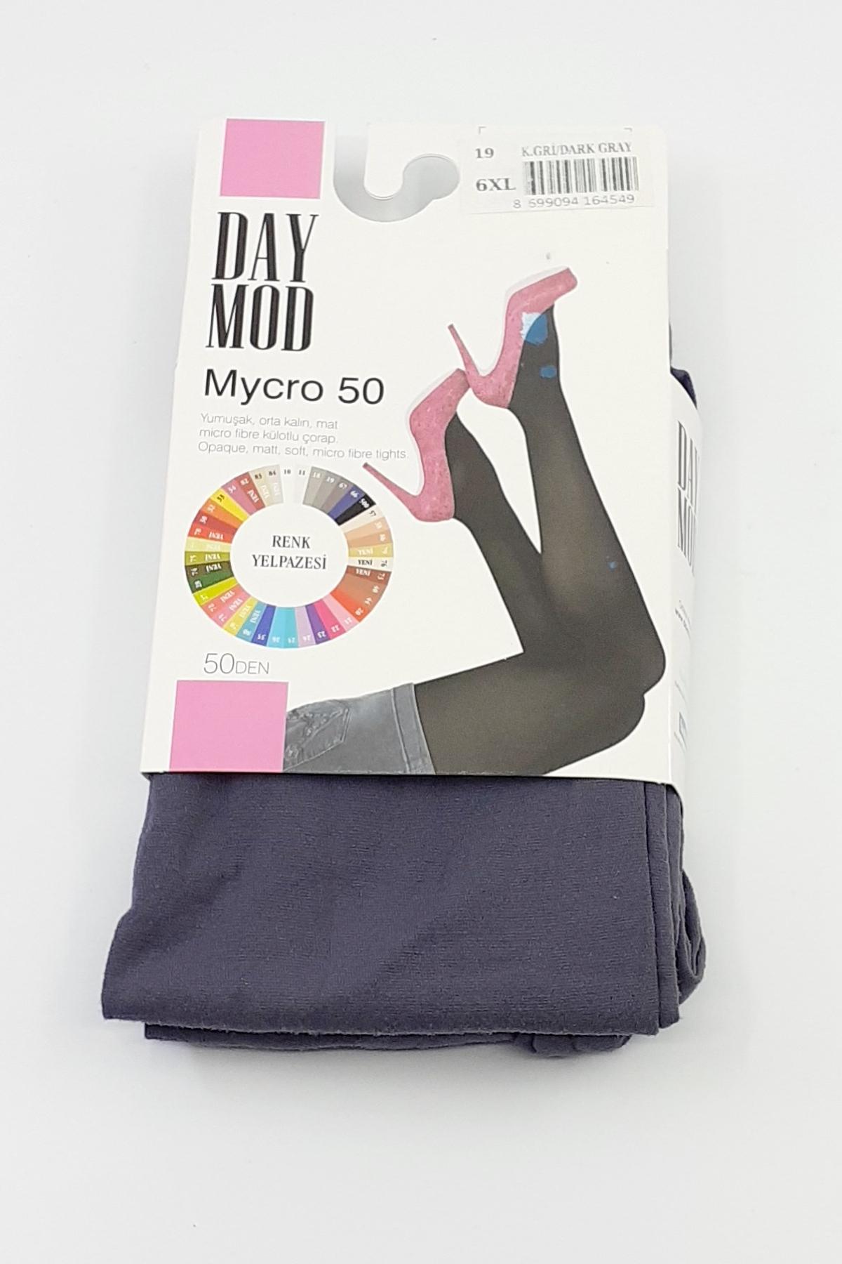 Daymod Kadın İnce Külotlu Çorap Düz Mikro 50 Denye Maksi