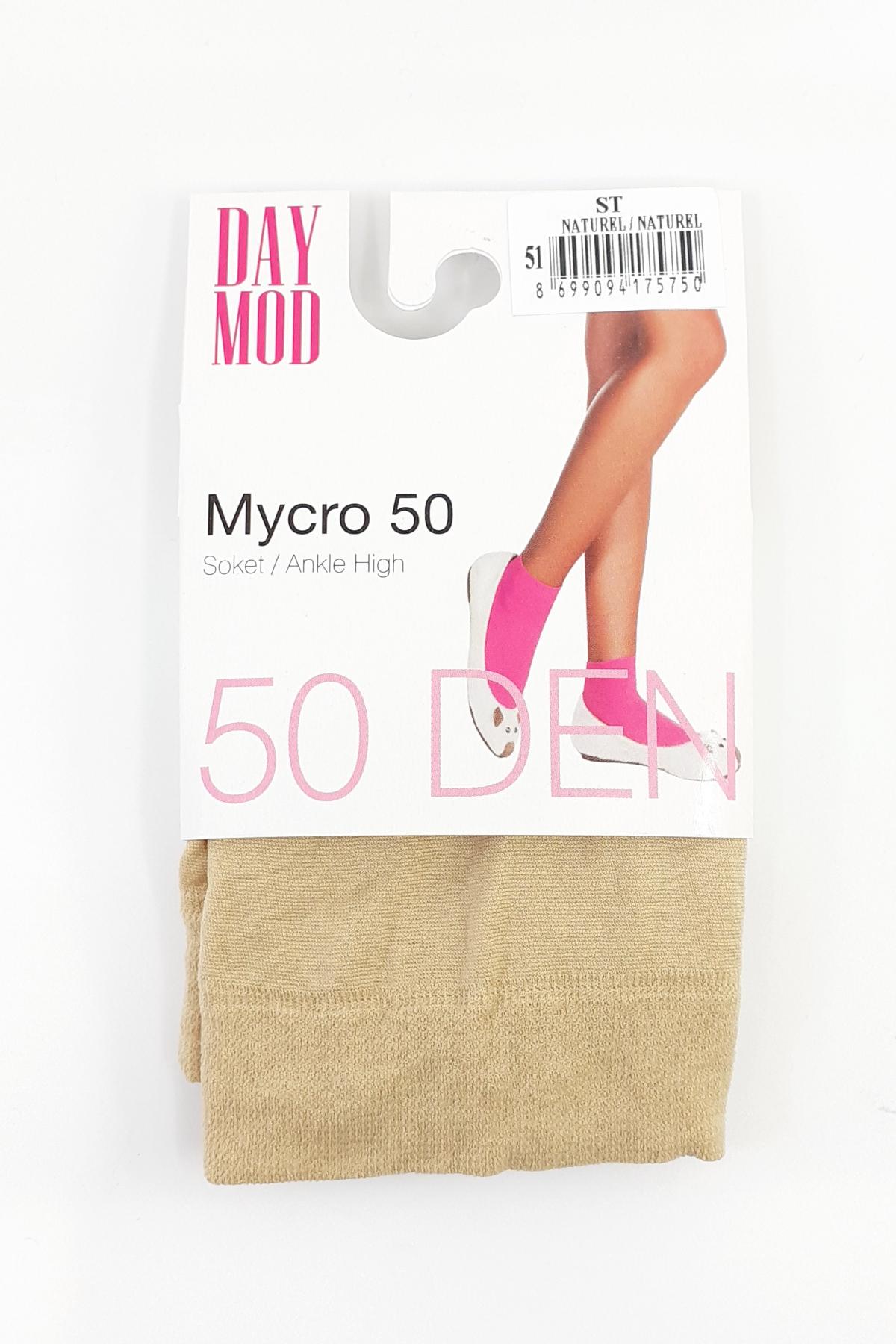 Daymod Kadın İnce Soket Çorap Mikro 50