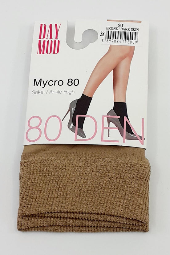 Daymod Kadın İnce Soket Çorap Mikro 80