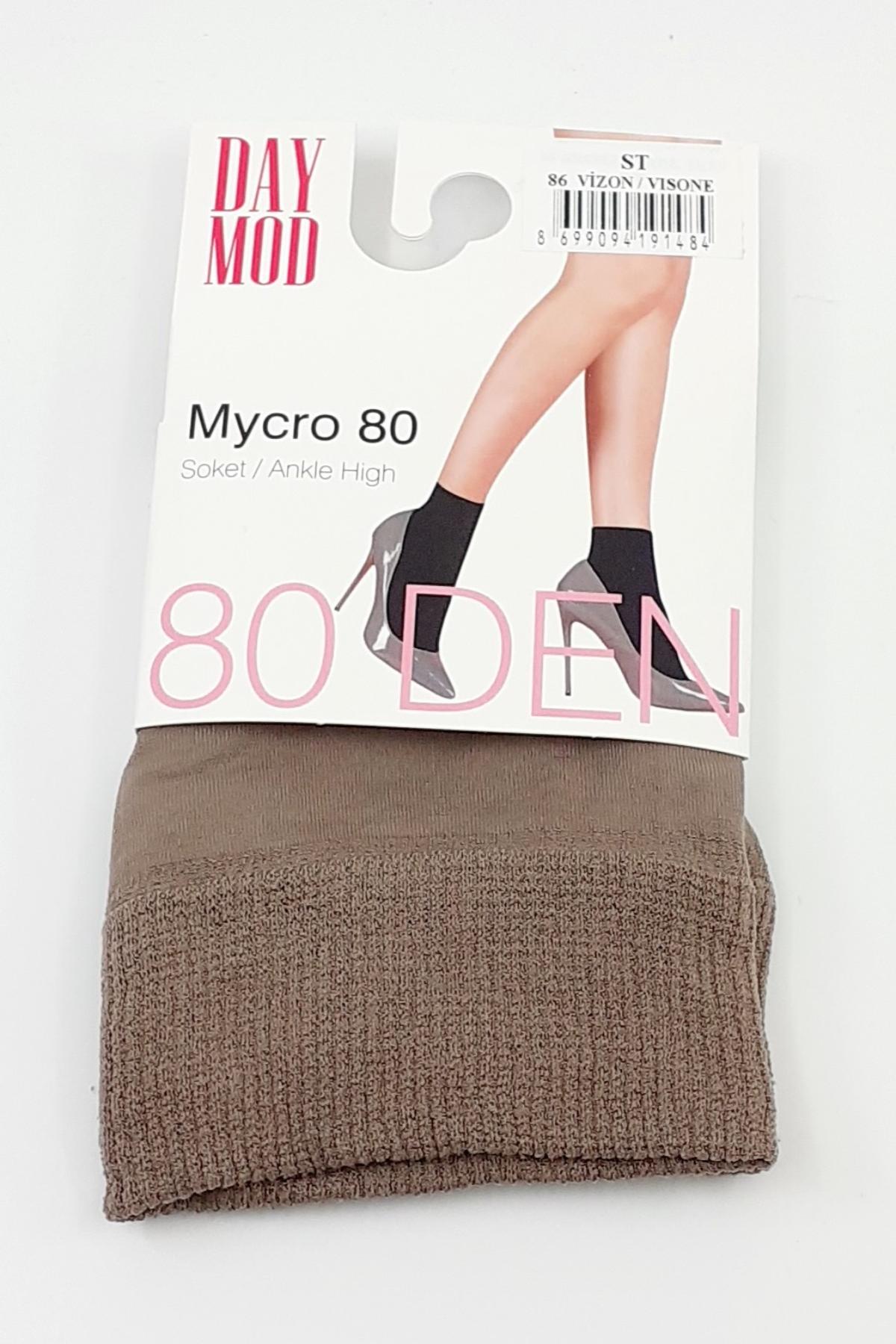 Daymod Kadın İnce Soket Çorap Mikro 80