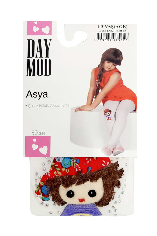 Daymod Kız Çocuk İnce Külotlu Çorap Asya