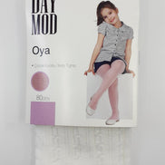 Daymod Kız Çocuk İnce Külotlu Çorap Oya Desenli