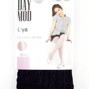 Daymod Kız Çocuk İnce Külotlu Çorap Oya Desenli