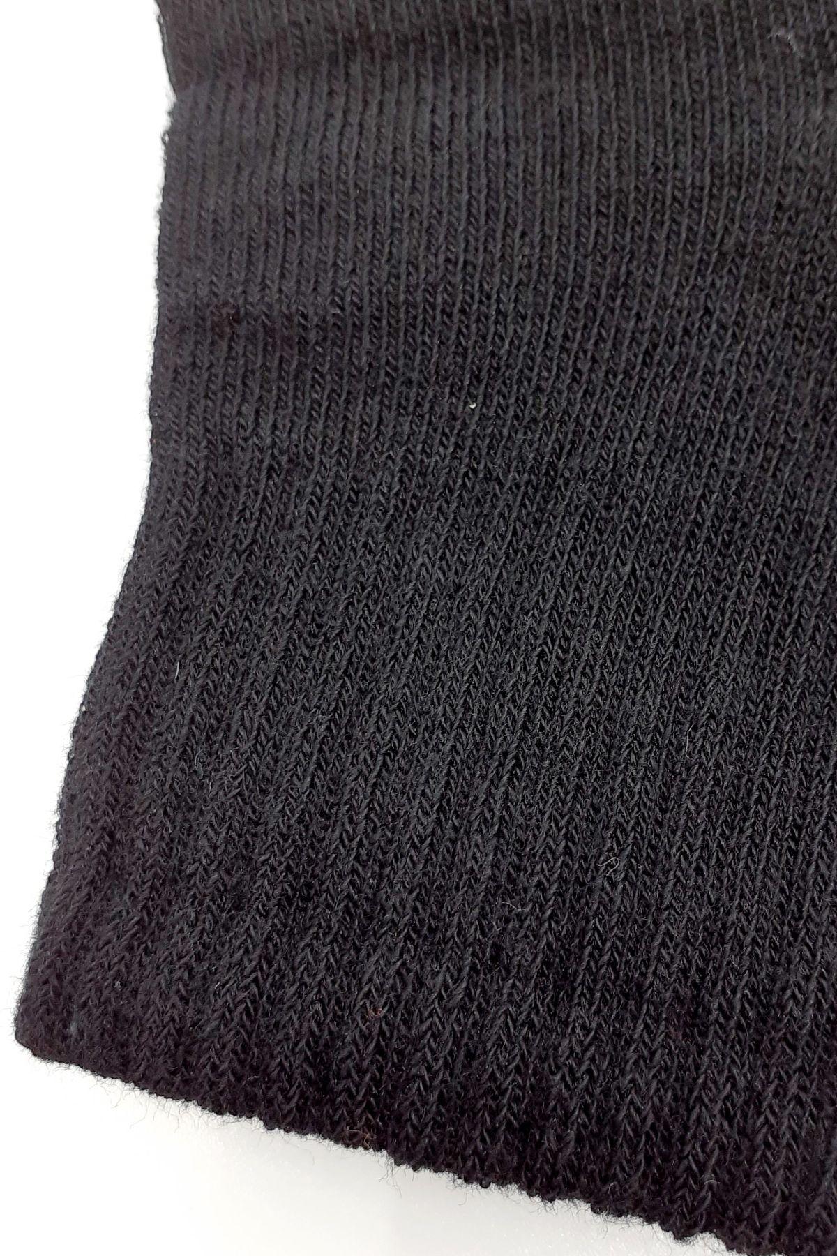 Design Erkek Çocuk Yarım Konç Çorap Düz