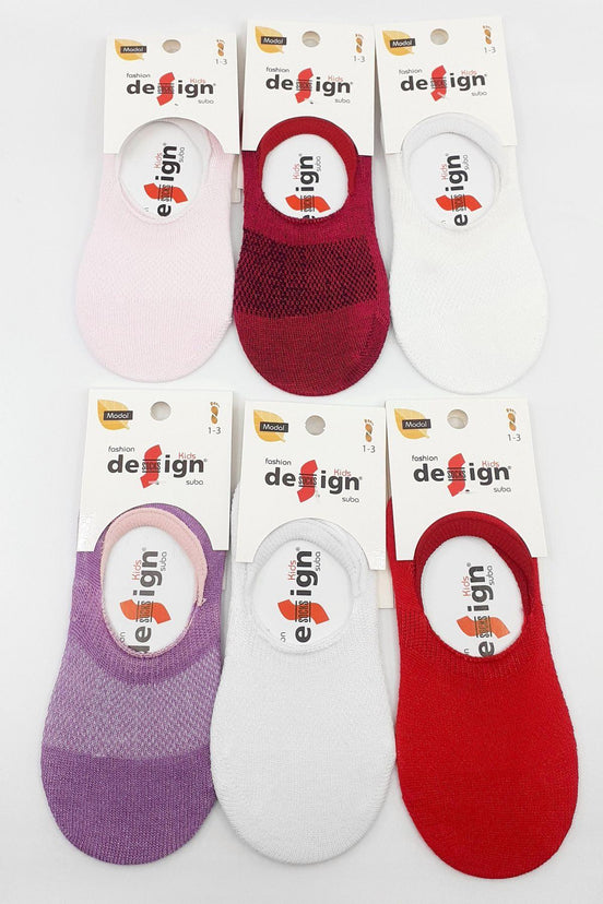 Design Kız Çocuk Babet Çorap Suba Lacoste