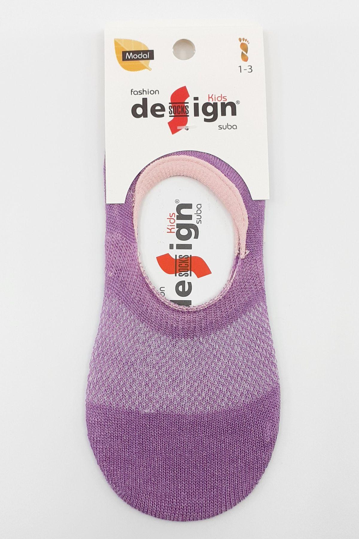 Design Kız Çocuk Babet Çorap Suba Lacoste