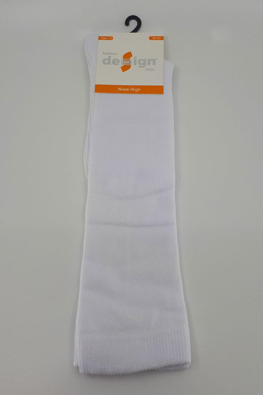 Design Kız Çocuk Dizaltı Pantolon Çorabı Düz