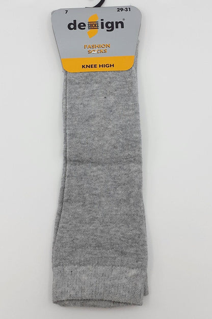 Design Kız Çocuk Dizaltı Pantolon Çorabı Düz