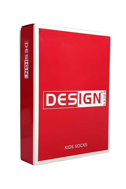 Design Kız Çocuk Likralı Soket Çorap Donut Desenli