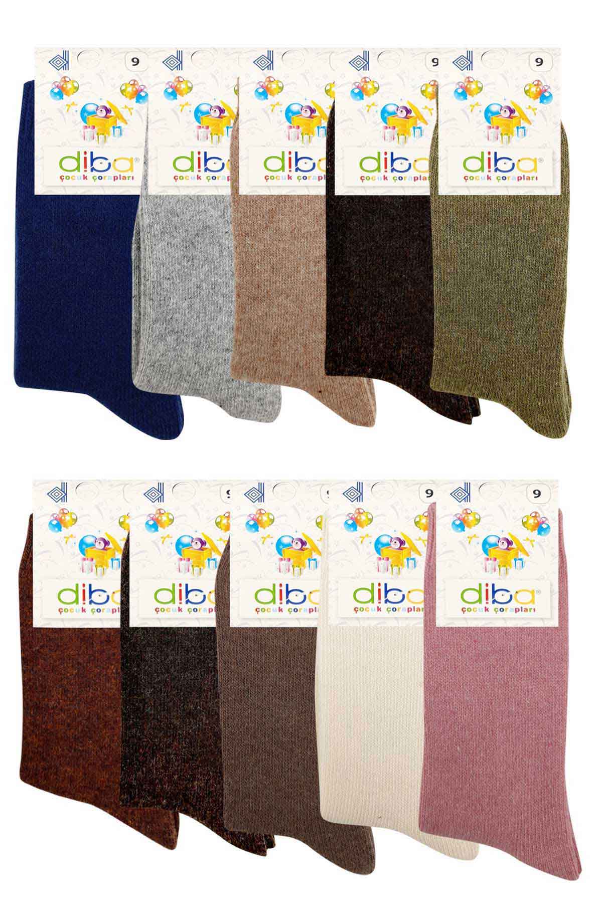 Diba Unisex Çocuk Soket Çorap Lambswool Lykralı