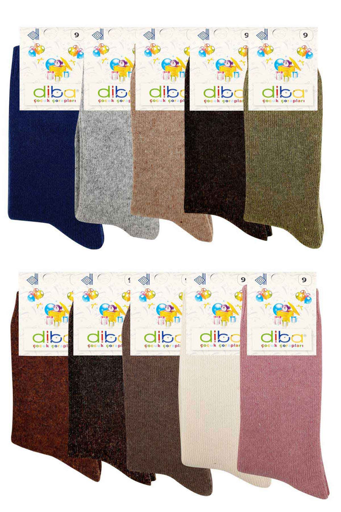 Diba Unisex Çocuk Soket Çorap Lambswool Lykralı