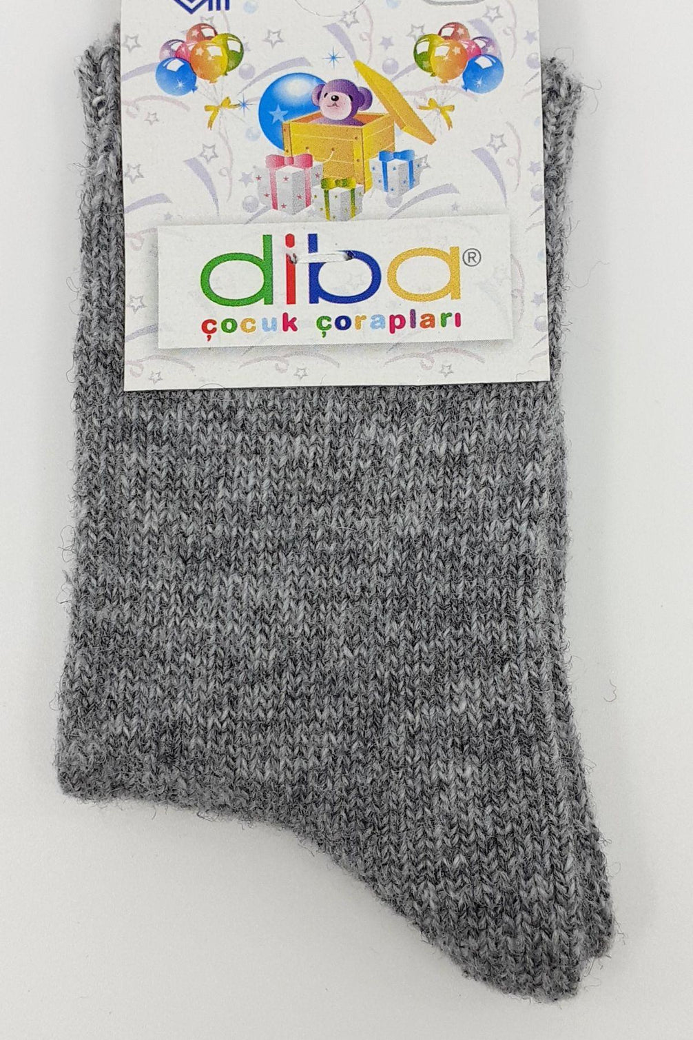 Diba Unisex Çocuk Soket Çorap Lambswool Lykralı