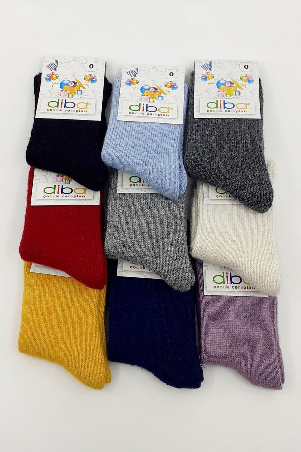Diba Unisex Çocuk Soket Çorap Lambswool Lykralı