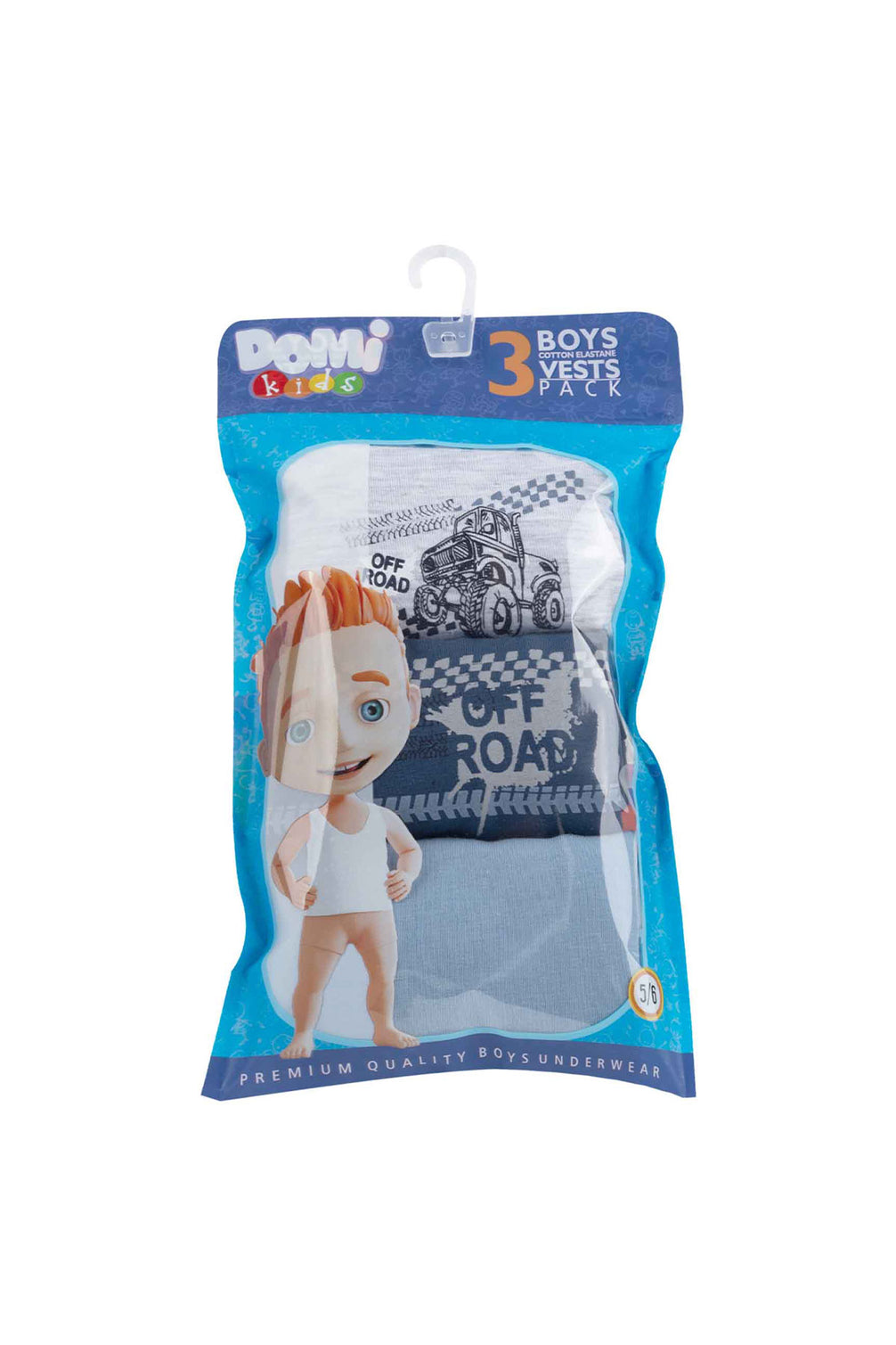 Domi Kids Erkek Çocuk Atlet 3'lü