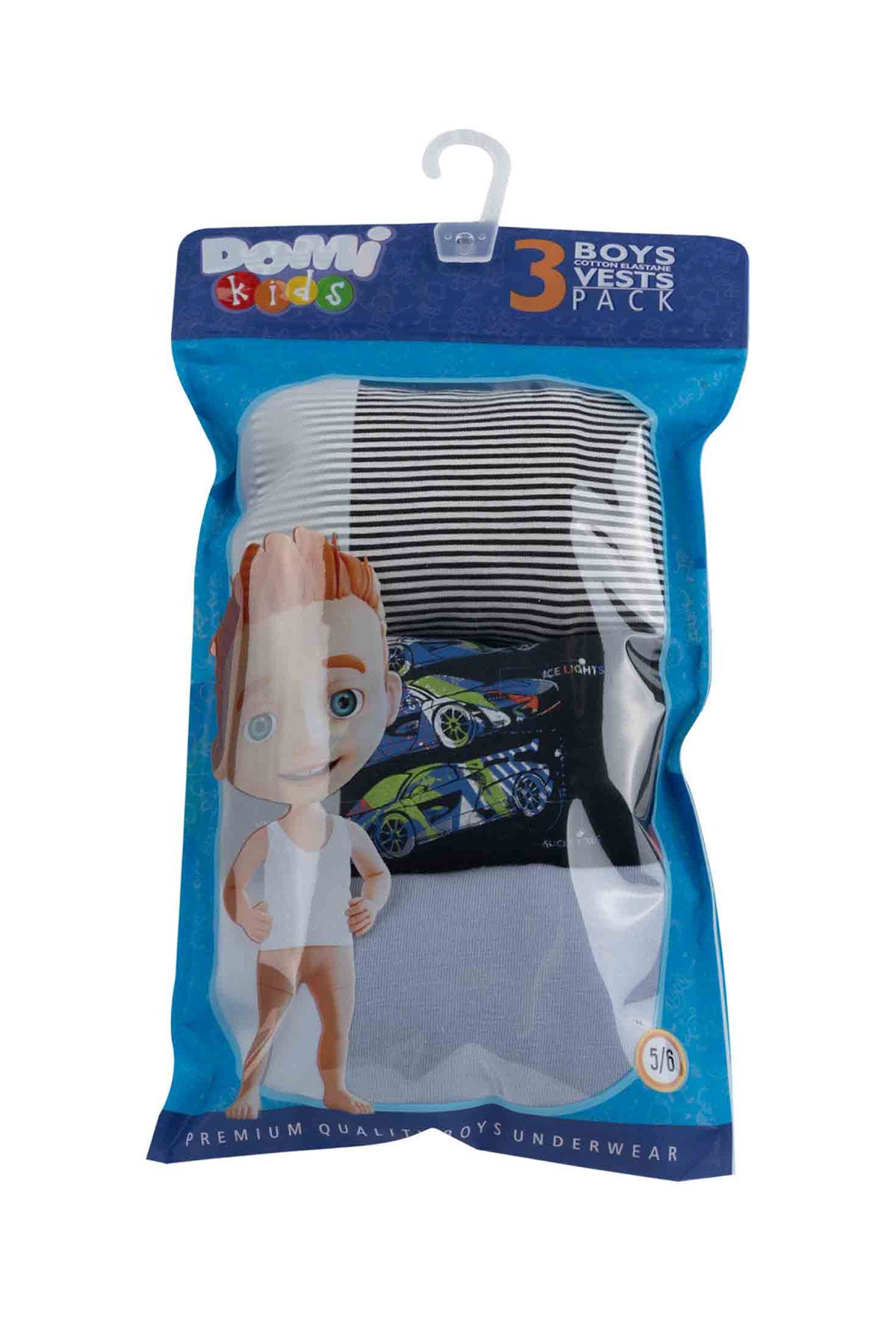 Domi Kids Erkek Çocuk Atlet 3'lü