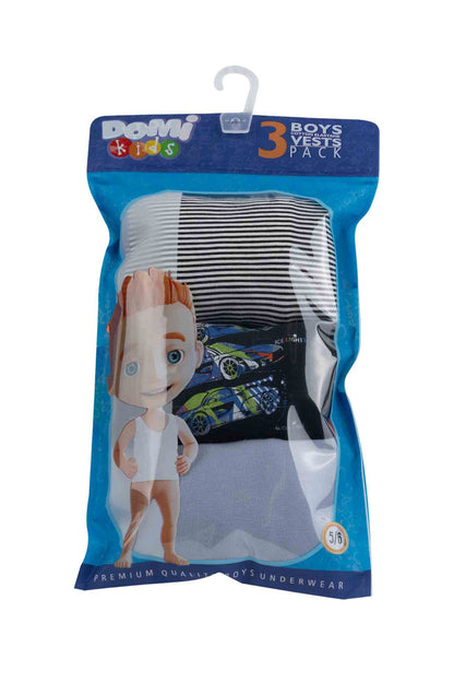 Domi Kids Erkek Çocuk Atlet 3'lü