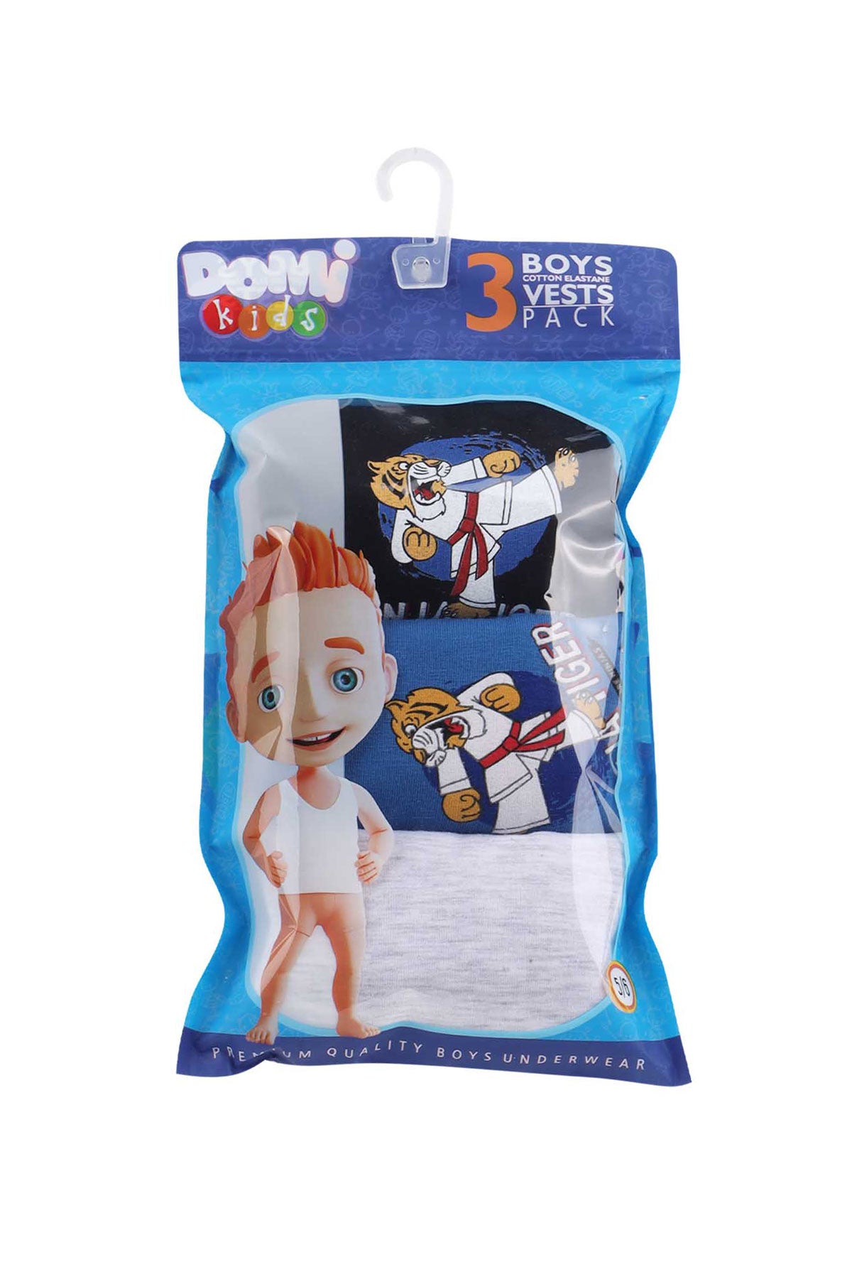 Domi Kids Erkek Çocuk Atlet 3'lü
