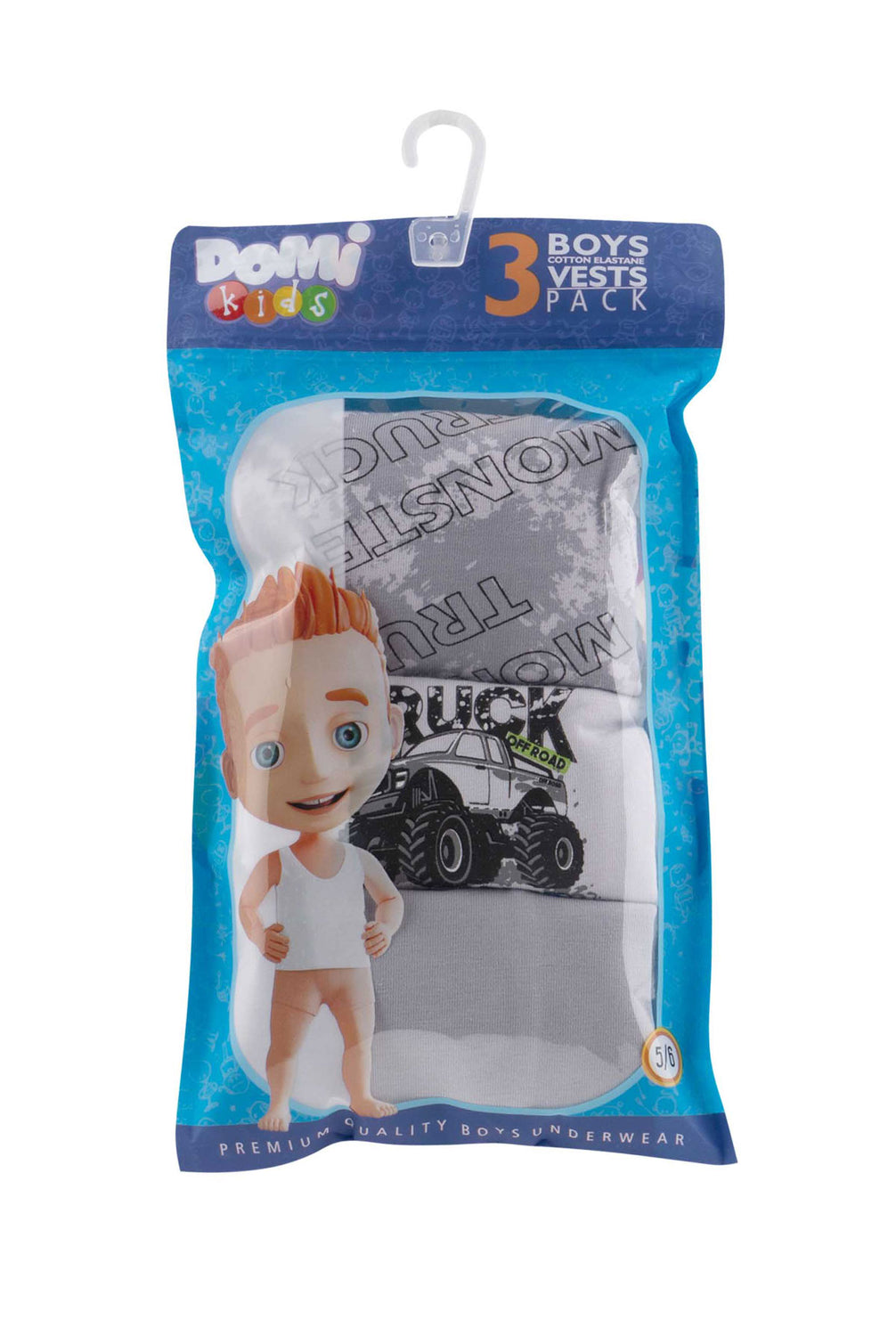 Domi Kids Erkek Çocuk Atlet 3'lü