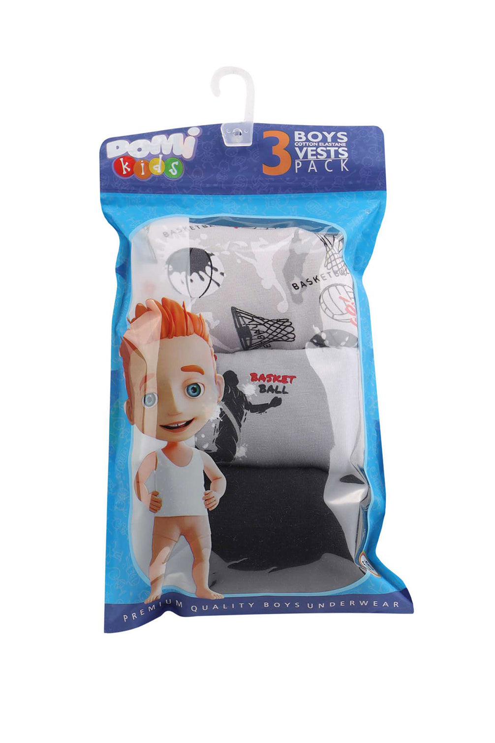 Domi Kids Erkek Çocuk Atlet 3'lü