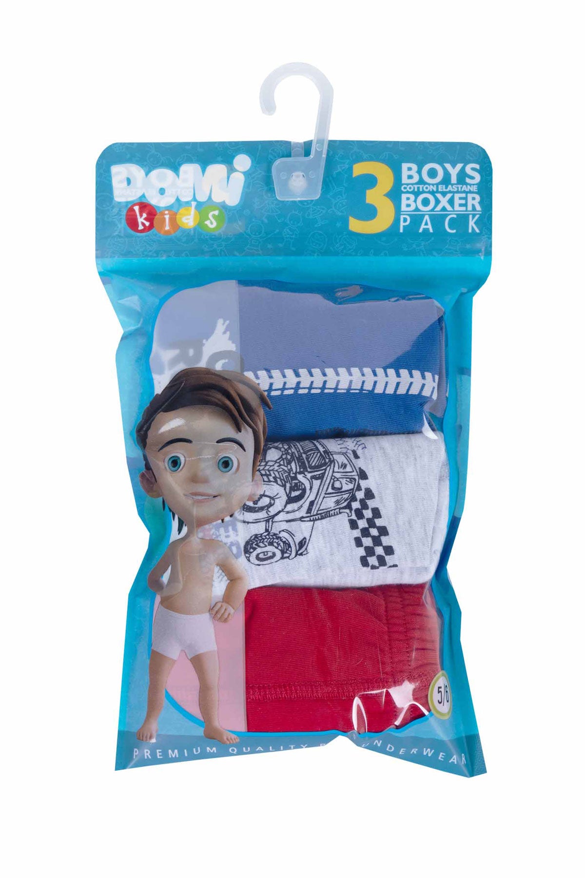 Domi Kids Erkek Çocuk Boxer 3'lü