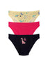 Domi Kids Kız Çocuk Bikini Külot 3'lü