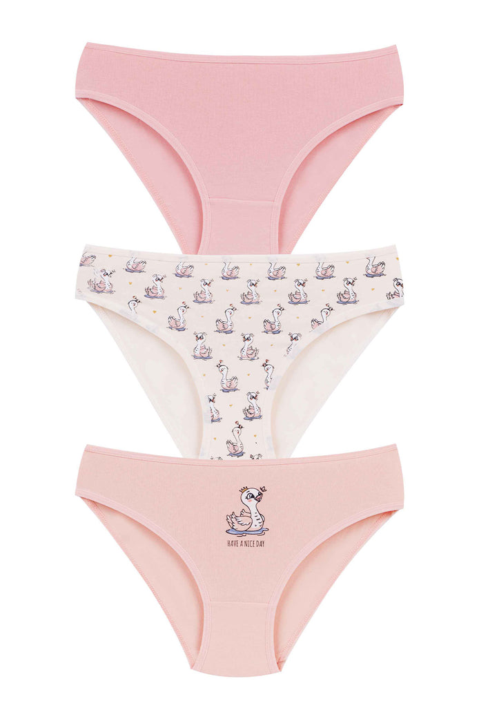 Domi Kids Kız Çocuk Bikini Külot 3'lü