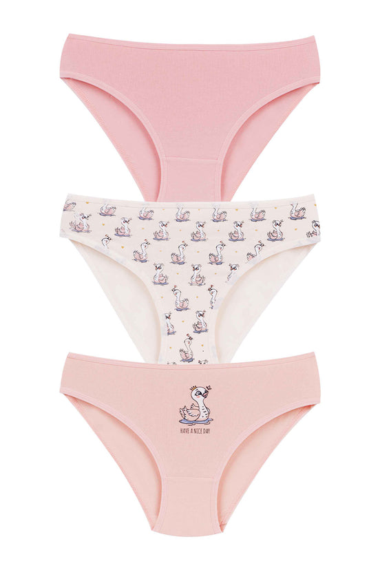 Domi Kids Kız Çocuk Bikini Külot 3'lü