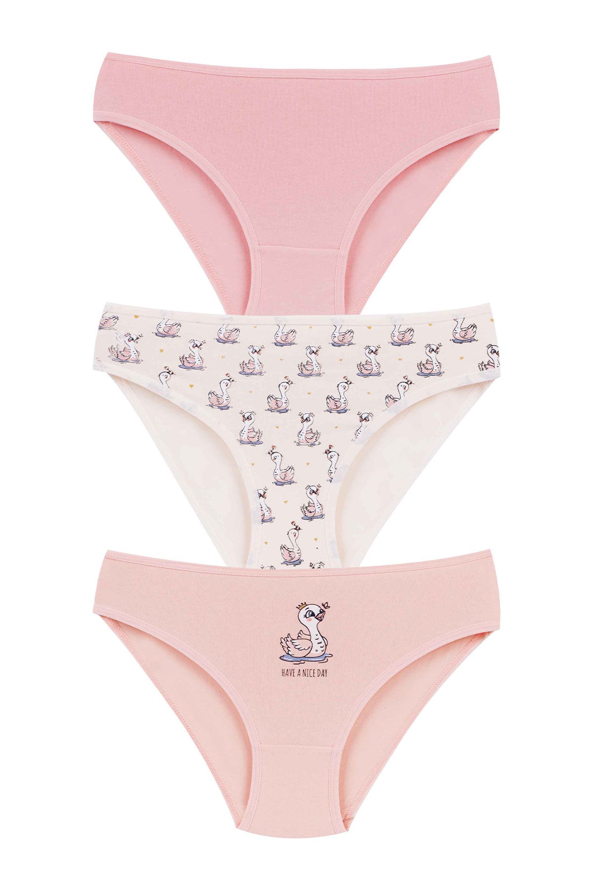 Domi Kids Kız Çocuk Bikini Külot 3'lü
