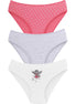 Domi Kids Kız Çocuk Bikini Külot 3'lü