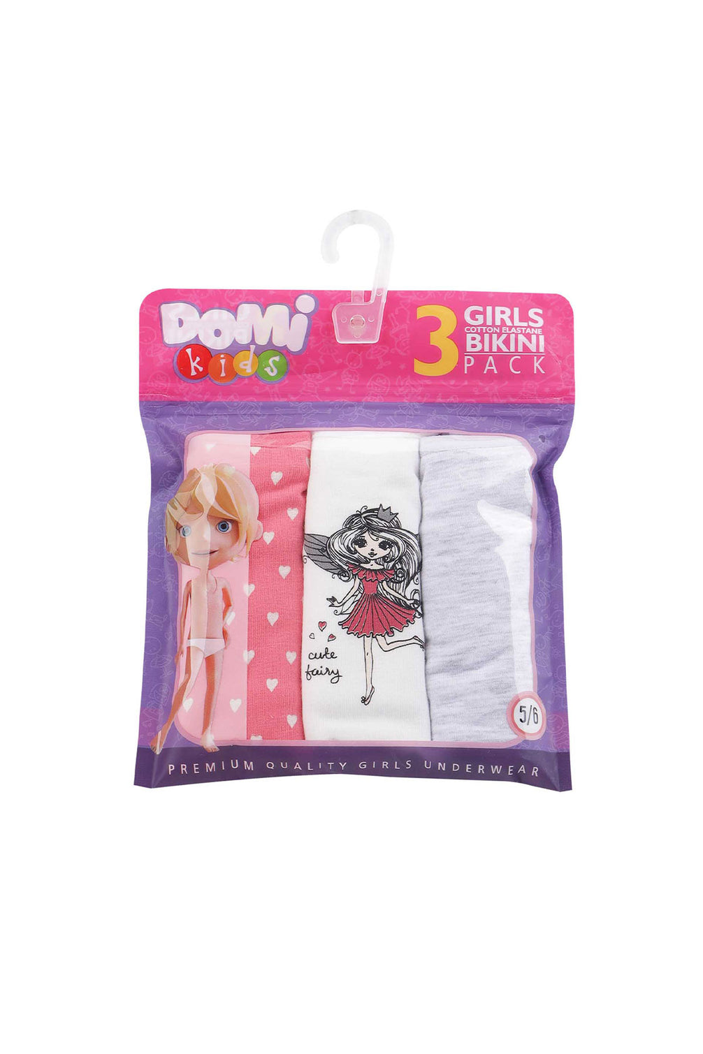 Domi Kids Kız Çocuk Bikini Külot 3'lü