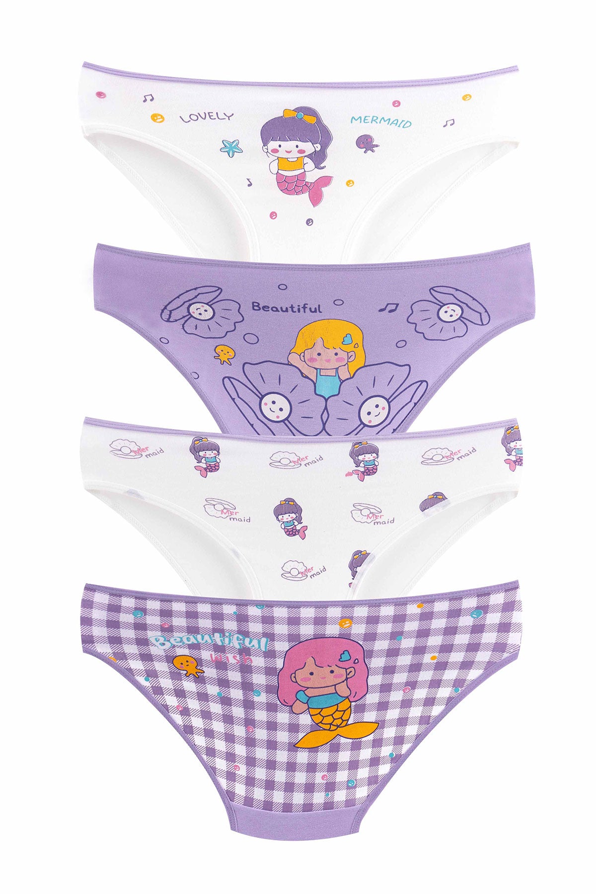 Domi Kids Kız Çocuk Bikini Külot Baskılı
