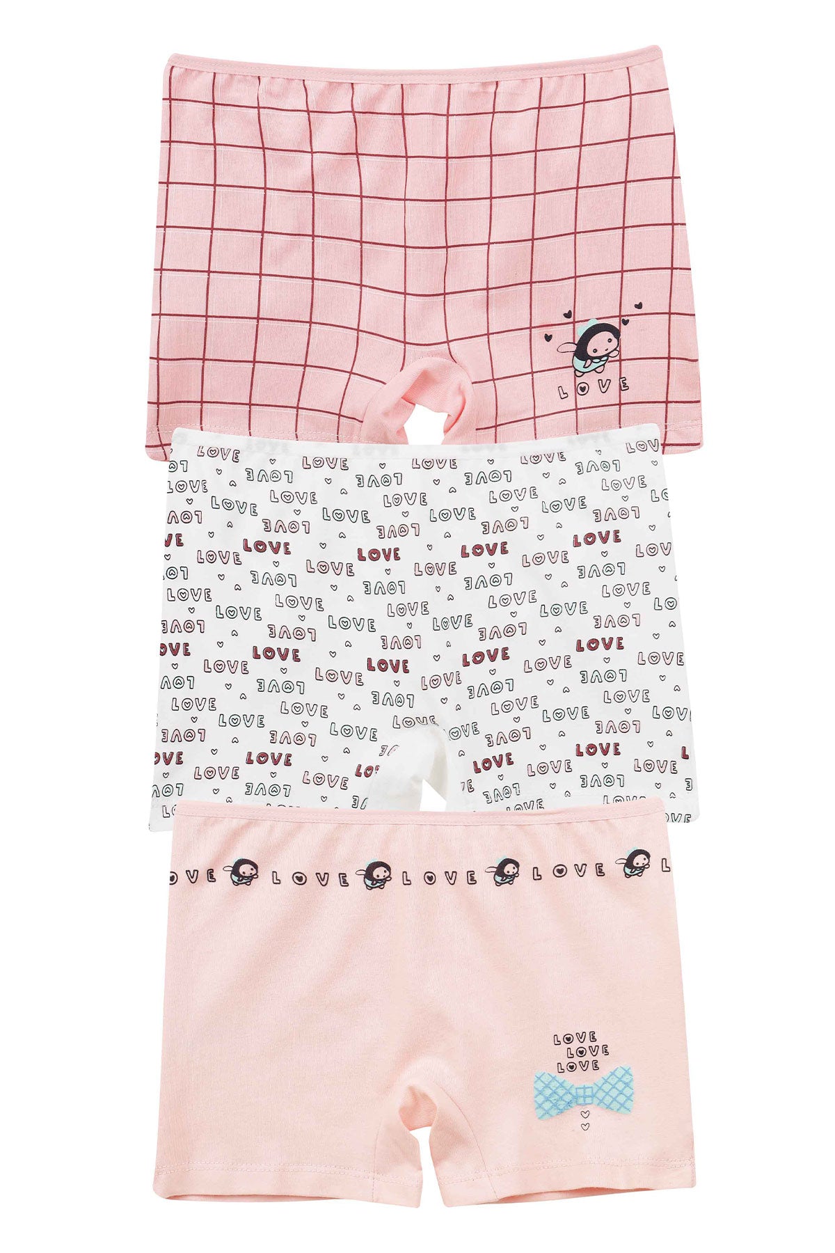 Domi Kids Kız Çocuk Boxer Baskılı