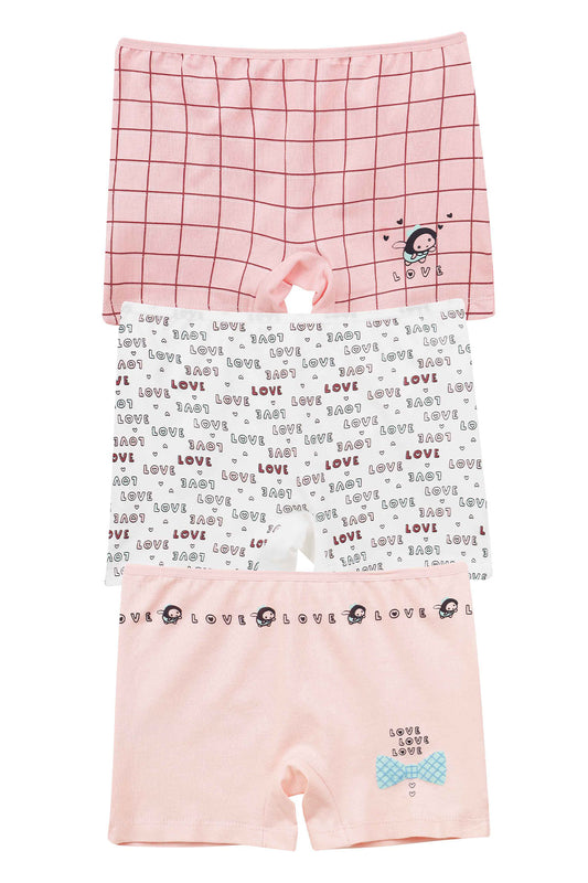 Domi Kids Kız Çocuk Boxer Baskılı
