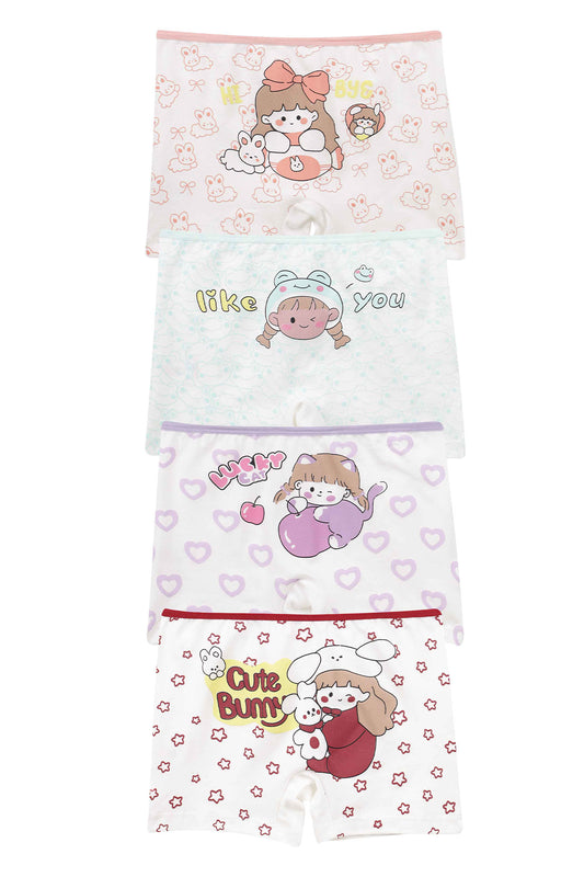 Domi Kids Kız Çocuk Boxer Baskılı